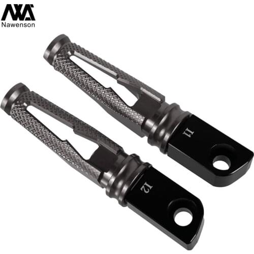 For Kawasaki Ninja 250/300/400 CNC Aluminum Motorcycle Footrest Footpegs Rear Race Peg Kit For Kawasaki Z250/300/400