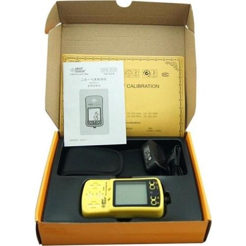 AS8903 Handheld 2 in 1 Hydrothion/H2S ,Carbon Monoxide/CO Gas Handheld Detector Monitor