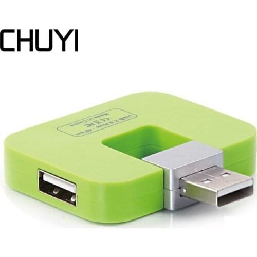 CHUYI Wireless Micro USB 2.0 4 Port Distributor Multi Hub Computer Portable Splitter HUB For Macbook Pro Adapter