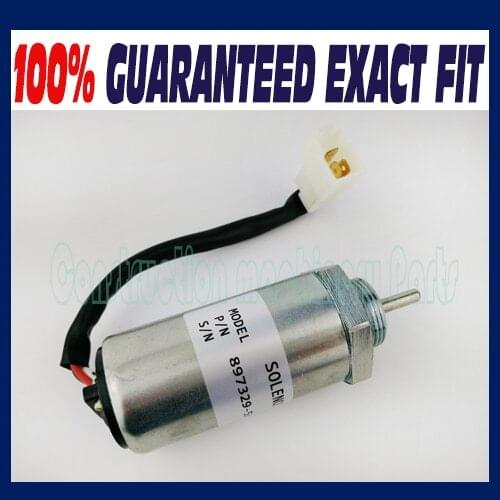 Fuel Shutoff Solenoid fit Isuzu 3LD1 3LD2 4LE1 3LB1 4LB1 Engines 897329-5680 8973295680