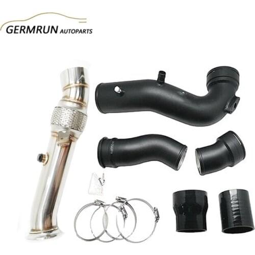 Downpipe+Charge Pipe+Boost Pipe Kit For BM*W 2011-2015 N55 535i/ix 640i/ix F10 F12 F13