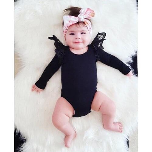 Newborn Baby Girl Bodysuit Infant Ribbed One-Pieces Solid Jumpsuit Long Sleeve Outfits Autum Summer clothes