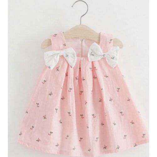 Girl Dress 0-1-3 Baby Summer Cotton Little Children Princess Summer