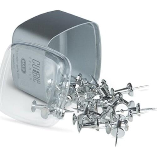 Mas Cubbie Premium Home Office Silver Drawing Pins Pushpin Thumbtack Cork Board Push Pin Photo Wall Map Marker 25pcs