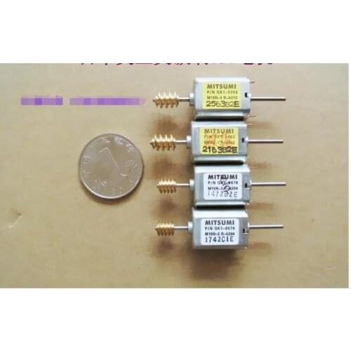 The miniature dc motor carbon brush 12 v biaxial 030 motor iron back cover