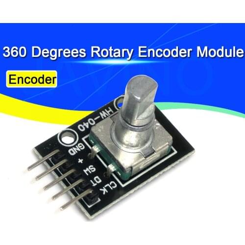 Javino 360 Degrees Rotary Encoder Module For Arduino Brick Sensor Switch Development Board KY-040 With Pins