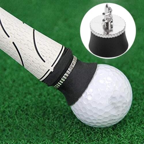 Pack of 2pcs Golf Ball Picker Mini Putter Grip Suction Cup Silicone Pickup