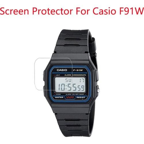 1Pcs Nano LCD Film Guard For Casio F91W F-91W Sports Watch Screen Protector High Definition Anti-shock Protective Film