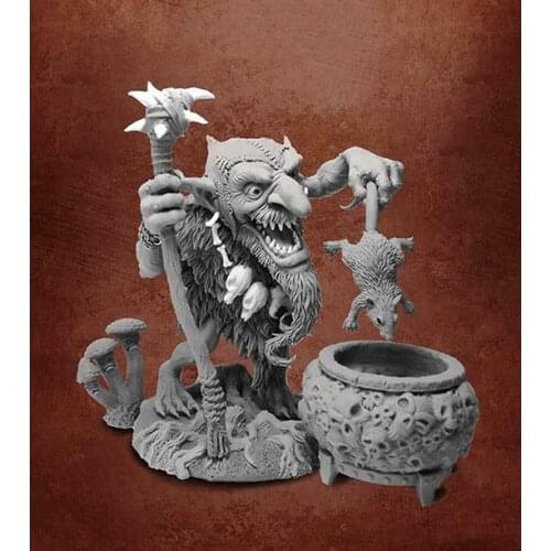 New Unassembled 1/32 54mm ancient warrior stand fantasy Resin Figure Unpainted Model Kit