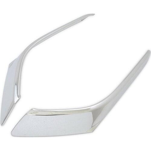 New Chrome Front Fog Light Eyelid cover trim For Mazda 3 Axela 2013 2014 2015 2016