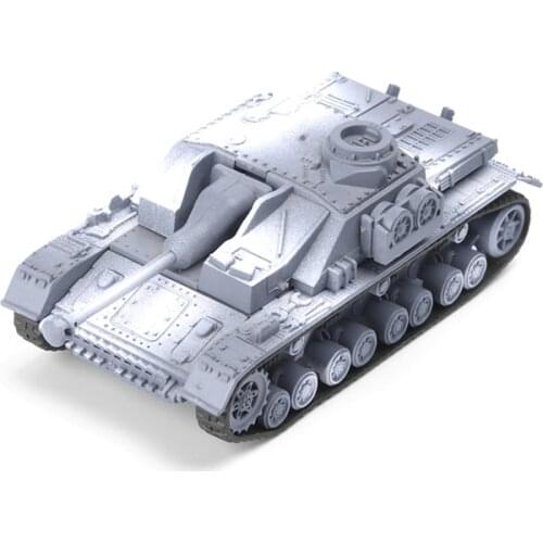 German assault gun No. 4 of World War II 1:72 assembled model artillery military puzzle building block assembly toy