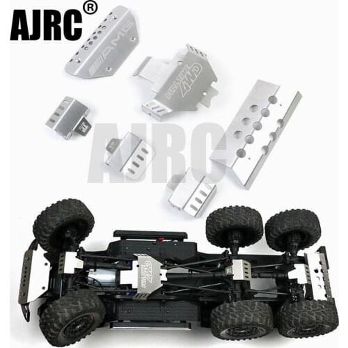 RC car metal trx-6 G63 bumper Chassis Armor Protection Skid Plate for Traxxass TRX6 TRX-4 G500 88096-4 option upgrade