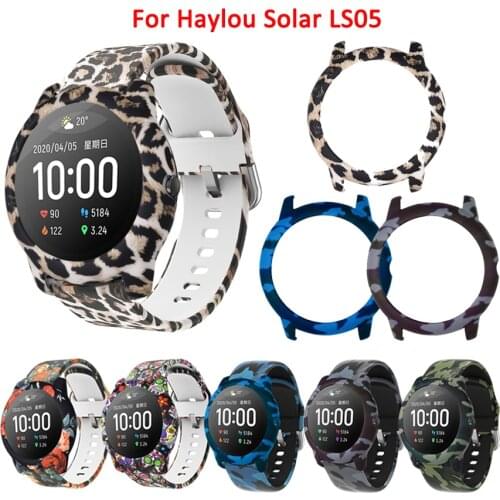 For Haylou Solar LS05 Accessories 2 in 1 for Haylou LS05 Strap Watch Band Bracelet+Protective Case Cover Frame Protector Bumper