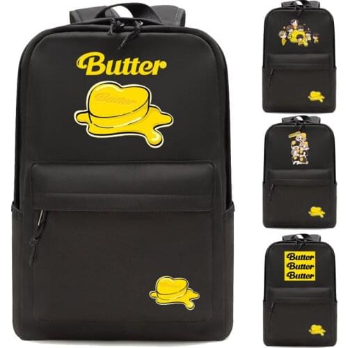 NEW Butter Album Backpack Student School Bag Fashion Printing Outdoor Leisure Travel Bag Kpop Fans Gift Backpack Women Mochilas