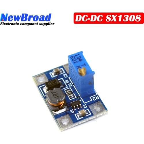 1PCS Smart Electronics DC-DC SX1308 Step-UP Adjustable Power Module Step Up Boost Converter 2-24V to 2-28V 2A