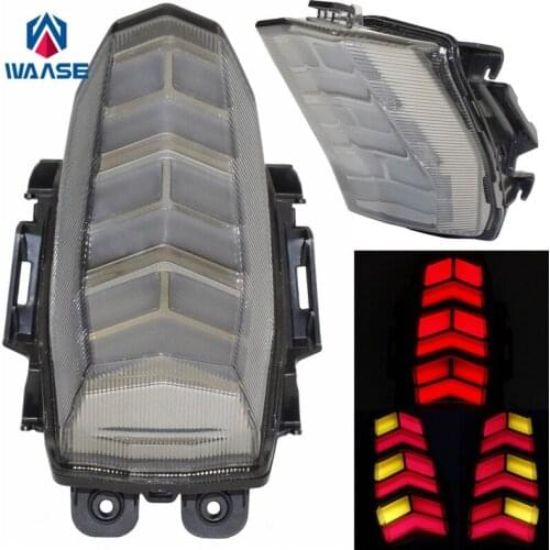 Waase Motorcycle Rear Tail Light Brake Turn Signals Integrated LED Light For Yamaha YZF-R15 YZF R15 2017 2018 2019