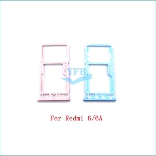 For Xiaomi redmi 6 6A Micro Sim Card Holder Slot Tray Replacement Adapters part