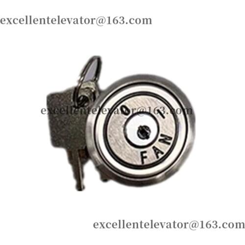 AN180 FAN Lift Lock Switch with Key Power Lock Base Station Lock Use for Thyssen