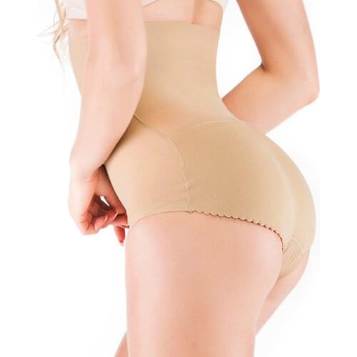 Women Underwear Lingerie Slimming Tummy Control Body Shaper Fake Ass Butt Lifter Briefs Lady Sponge Padded Butt Push Up Panties