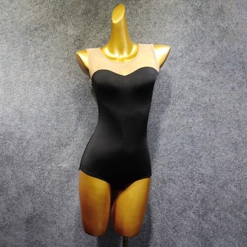 Latin Dance Dress Women SleeveLess Patchwork Latin Dance Tops for Ballroom Samba Tango Chacha Dancing Performamnce BY364