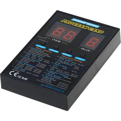 120A RC Car Program Card LED Program Box Card Brushless ESC Setting Card