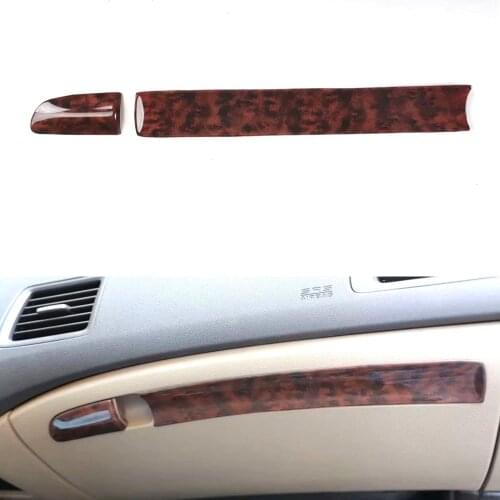 2Pcs/set Car Dashboard Glove Storage Box Decoration Strips Stickers Car Styling For Honda Civic 8th 2004-2009 Left Hand Drive