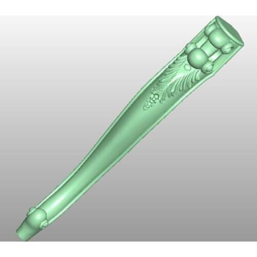 3D model STL format file for cnc router engraving furniture sofa cabinet chair leg pattern Artcam 748