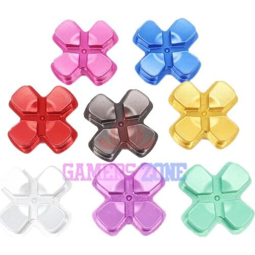 8 Colors to Choose Aluminum Alloy Metallic Metal D-pad D pad for PS4 Dualshock 4 Gold Silver Red Blue Green Black
