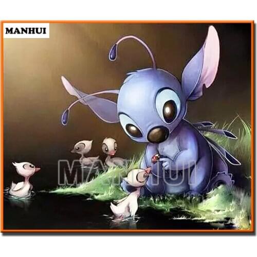 New Diy Diamond Painting 3D diamond painting rhinestones full diamond embroidery Cartoon animal Home Decoration MH480