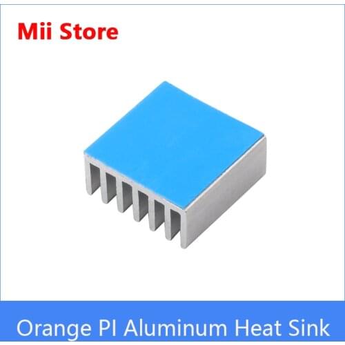 Orange Aluminum Heat Sink,Self-contained adhesive Suit for Orange PI Rasberry pi Development board Single board computer