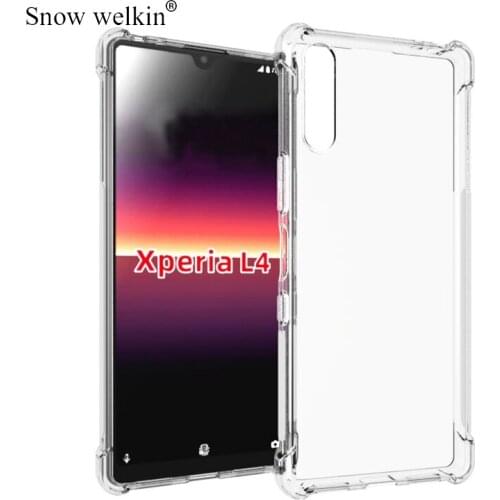 For Sony Xperia L1 L2 L3 Case Airbags Buffer Full Protection Case For Sony Xperia L4 Case Clear Soft TPU Shockproof Back Cover