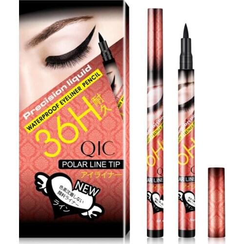 Black 36H Eyeliner Water Pen Waterproof Quick-drying Long-lasting Not Blooming Eyeliner Colorful Effect Makeup Beauty ToolsTSLM1
