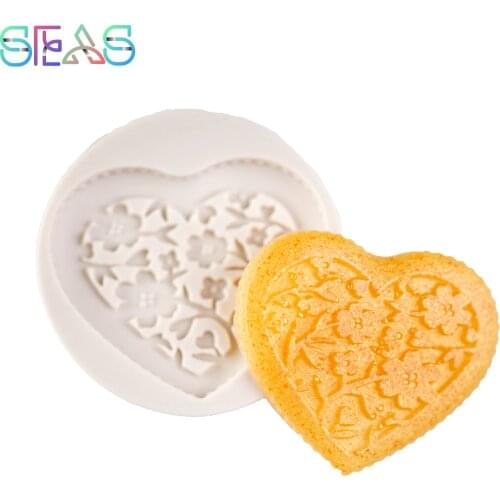 Cake Silicone Mold Flower Heart Chocolate Molds Candle Resin Molds Pastry Tools Accessories Kitchen Tools Biscuits Baking Molds