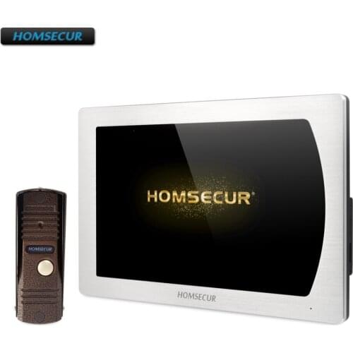 HOMSECUR 4 Wire AHD Video&Audio Smart Doorbell with 1.3MP Waterproof Camera for Apartment BC011HD-C+BM717HD-S