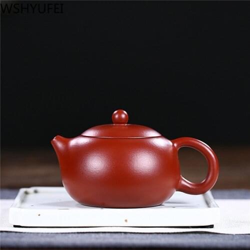 Chinese Yixing tea pot purple clay xi shi teapot ore beauty kettle 188 Ball hole filter Purple sand custom high-end gift 220ml