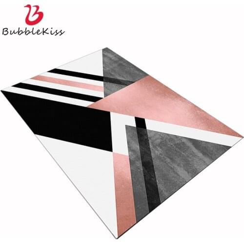 Bubble Kiss Couches For Living Room Rug Nordic Style Black Geometry Carpets Room Decoration Teenager Floor Mat 2021 Hot Sale