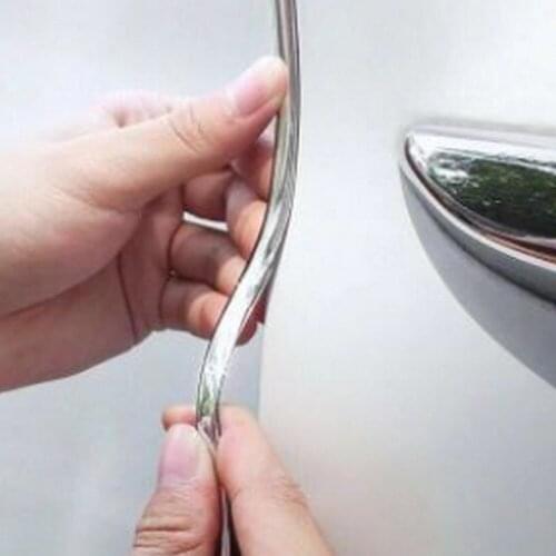 5Meters Car Door Anti-collision Strip Decoration Strip Car Door Protector Strip Car Door Edge Anti-Collision Moulding Trim Strip