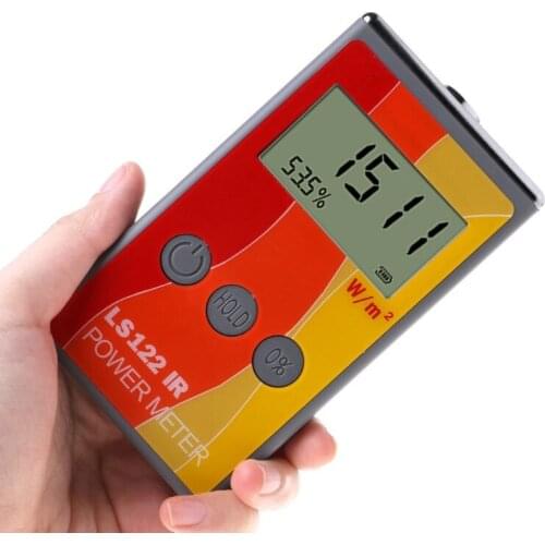 LS122 IR Solar Power Meter infrared intensity with Rejection Value Energy Tester digital wattmeter