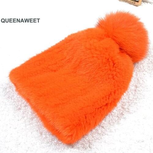 Women fur hat for winter headgear 2019 brand new fashion warm beanies cap fashion Russia Women causa winter