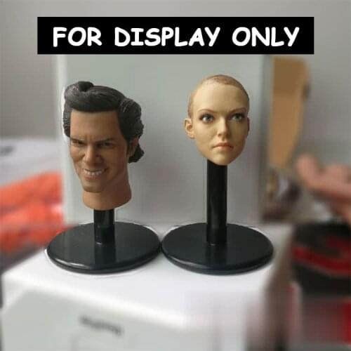 Head Sculpt Stand,Suitable for 1/6 Scale Head Sculpt,Collection Display Dedicated,Black,70mm in Height