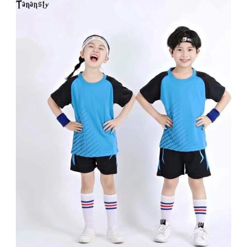 Custom Football jersey Team training Sport soccer Shirts Basketball Kids Uniform children Shorts blank version Sportswear suits