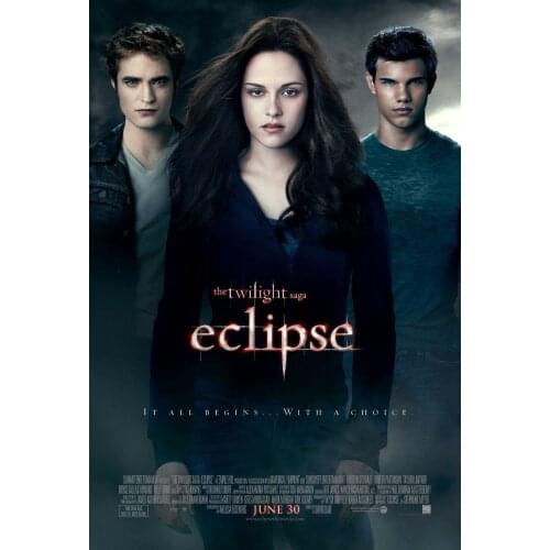 The Twilight Saga Eclipse Movie Art print Silk poster Home Wall Decor