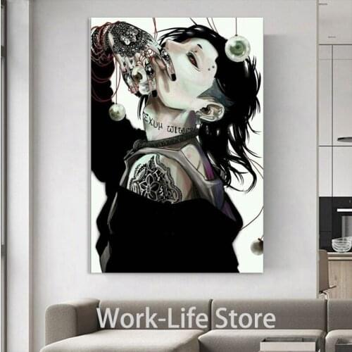 Posters and Prints Tokyo Ghoul Season 3 Re Uta Japan Anime Artist Girl Art Poster Canvas Painting Home Girl Room Decor