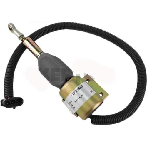Diesel Engine Stop Solenoid 3935430 24V Fuel Shut Down Solenoid for SA-4755-24