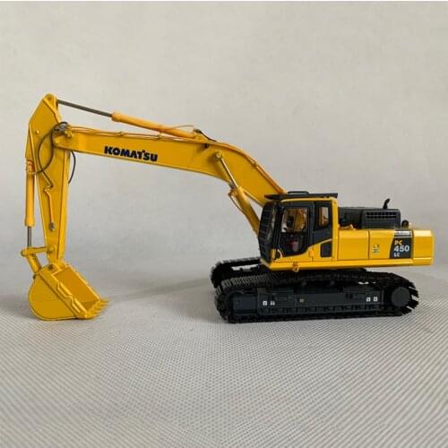 Diecast Alloy 1:50 Scale Engineering Vehicle KOMATSU PC450-8 Excavator Model Metal Die-Cast Simulation Truck Collection Display