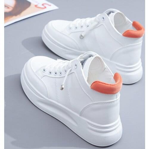 Tenis Feminino leather Breathable Women Tennis Shoes Walking Sport Gym Athletic Jogging Light Lace-up Shoes Female Sneakers