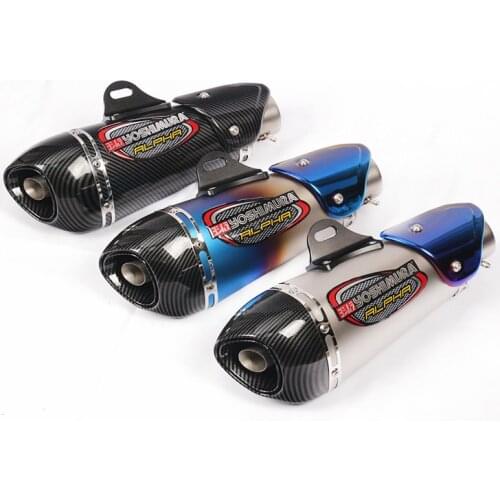 Universal 38-51MM Motorcycle Exhaust Muffler Pipe 3 Size Stainless Steel GP Scooter Motorbike Pipe For Yoshimura Honda R1 R3 R6