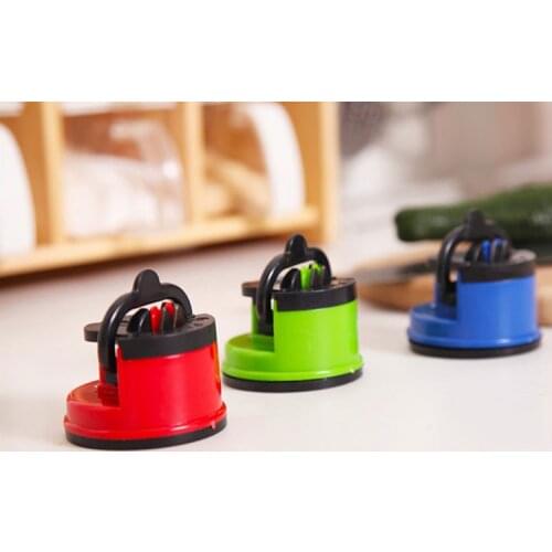 1PC Household Kitchen Knife Sharpener with Suction Cups Fine Iron Sharpening Tool Sharpener Whetstone Sucker Positioning KX 008