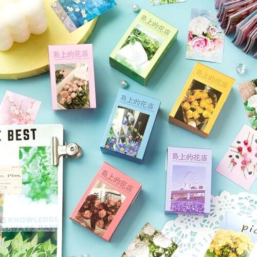 100 Pcs Spring Flowers Sticker Set Decorative Sticker For Scrapbooking Kid Diy Arts Crafts Album Journaling Junk Journal