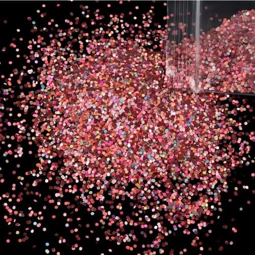 10g Laser Nail Art Glitter Sequins Holographic Glitter Gold Silver Sparkly Hexagon Spangles Polish Manicure Nail Decorations